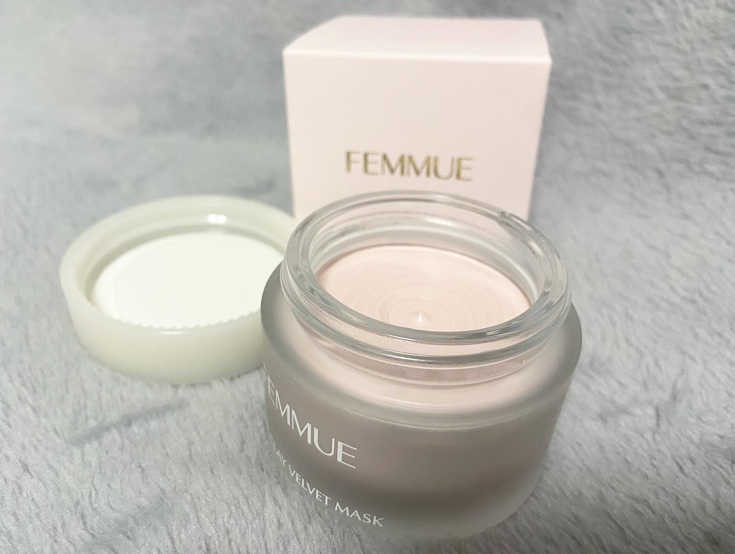 ソフトクレイ ベルベットマスク/FEMMUE/洗い流すパック・マスクを使ったクチコミ（2枚目）