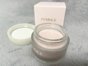 FEMMUE ソフトクレイ ベルベットマスクのクチコミ「❤️ベルベットな質感のクレイマスク❤️
.
.
femmue
SOFT CLAY VELVET.....」（2枚目）