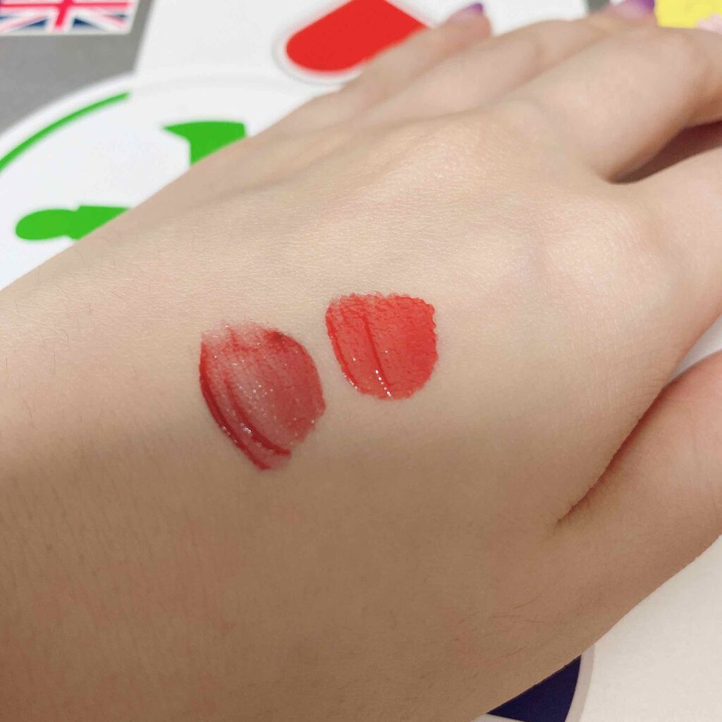 ジューシーラスティングティント/rom&nd/リップティントを使ったクチコミ（2枚目）