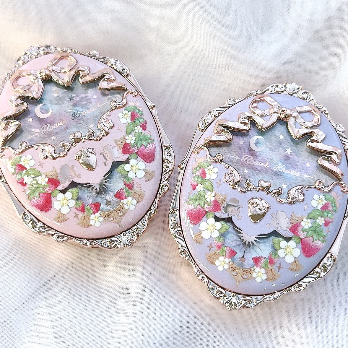 ストロベリーロココ チークブラッシュ/FlowerKnows/パウダーチークを使ったクチコミ（2枚目）