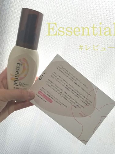 LIPS様を通してessential様から素敵なプレゼントを頂きましたので、レビューをしていきたいと思います❁

💛商品名 essential CCミルク
💛5つのポイント!!⏬
・髪ダメージ補修＆予防