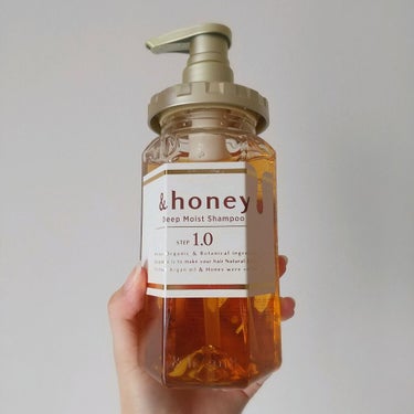 ディープモイスト シャンプー1.0／ヘアトリートメント2.0/&honey/シャンプー・コンディショナーを使ったクチコミ（2枚目）