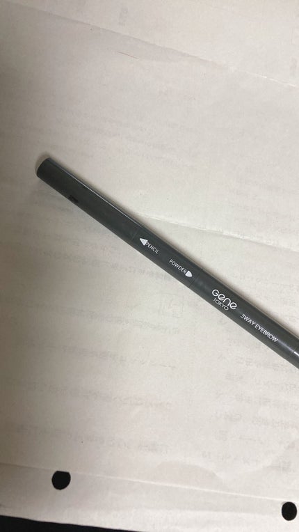 GENE3WAYアイブロウ三角芯タイプ/DAISO/アイブロウペンシルを使ったクチコミ(1枚目)