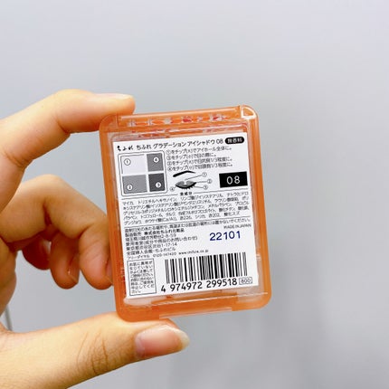 グラデーション アイシャドウ/ちふれ/アイシャドウパレットを使ったクチコミ(3枚目)