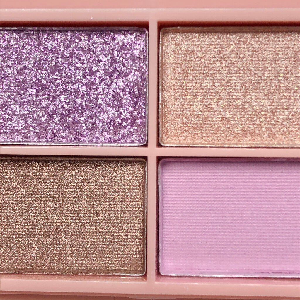 CHEER me COLOR アイシャドウ/セリア/アイシャドウパレットを使ったクチコミ(4枚目)