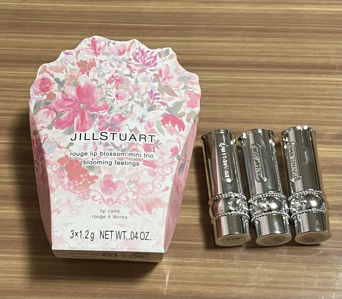 ルージュ リップブロッサム ミニトリオ I/JILL STUART/メイクアップキットを使ったクチコミ（1枚目）