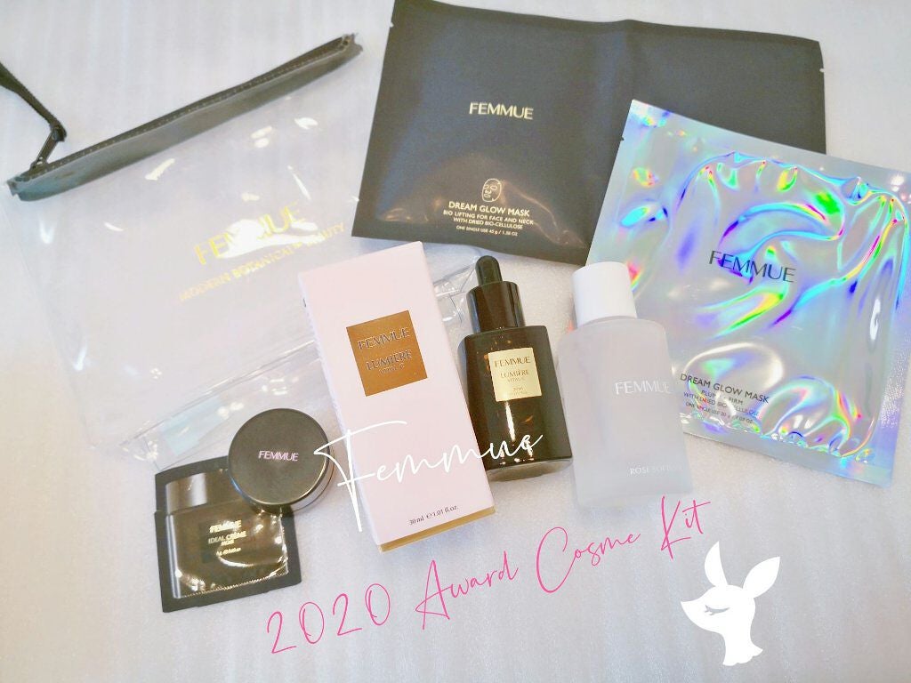 ドリームグロウマスクPF(ハリ・エイジングケア)/FEMMUE/シートマスク・パックを使ったクチコミ(1枚目)