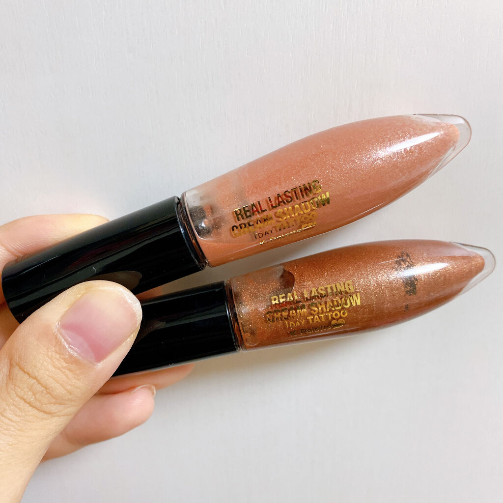 リアルラスティングクリームシャドウ 04 ラディアントブラウン/K-パレット/ジェル・クリームアイシャドウを使ったクチコミ（2枚目）