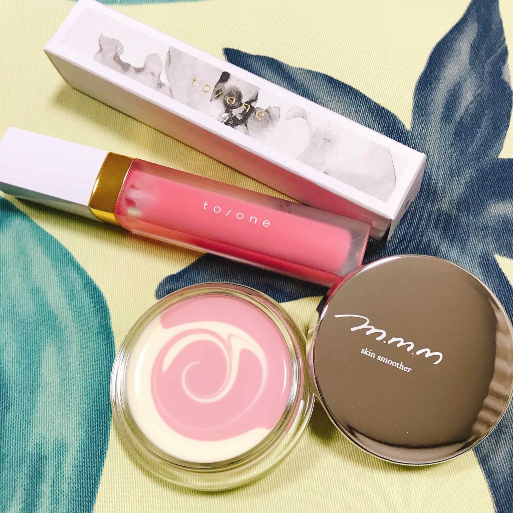 トーン ペタル エッセンス グロス/to/one/リップグロスを使ったクチコミ(1枚目)