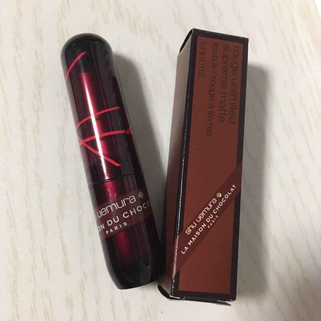 ルージュ アンリミテッド/shu uemura/口紅を使ったクチコミ（2枚目）