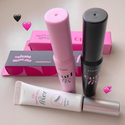 マスカラフィクサー パーフェクトラッシュ/ETUDE/マスカラ下地を使ったクチコミ(5枚目)