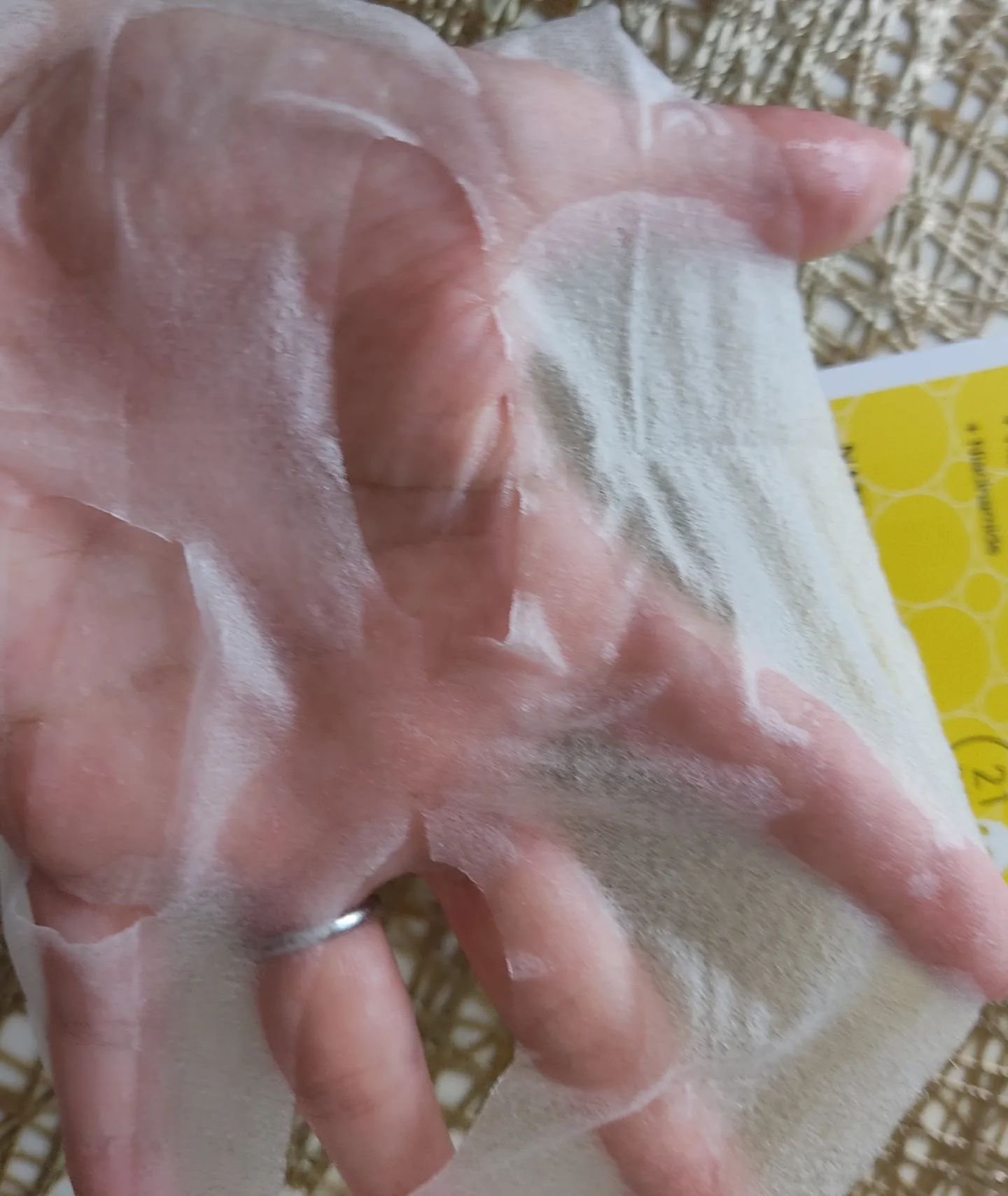 キューブマスク プロポリス/ネイチャーリパブリック/シートマスク・パックを使ったクチコミ（3枚目）