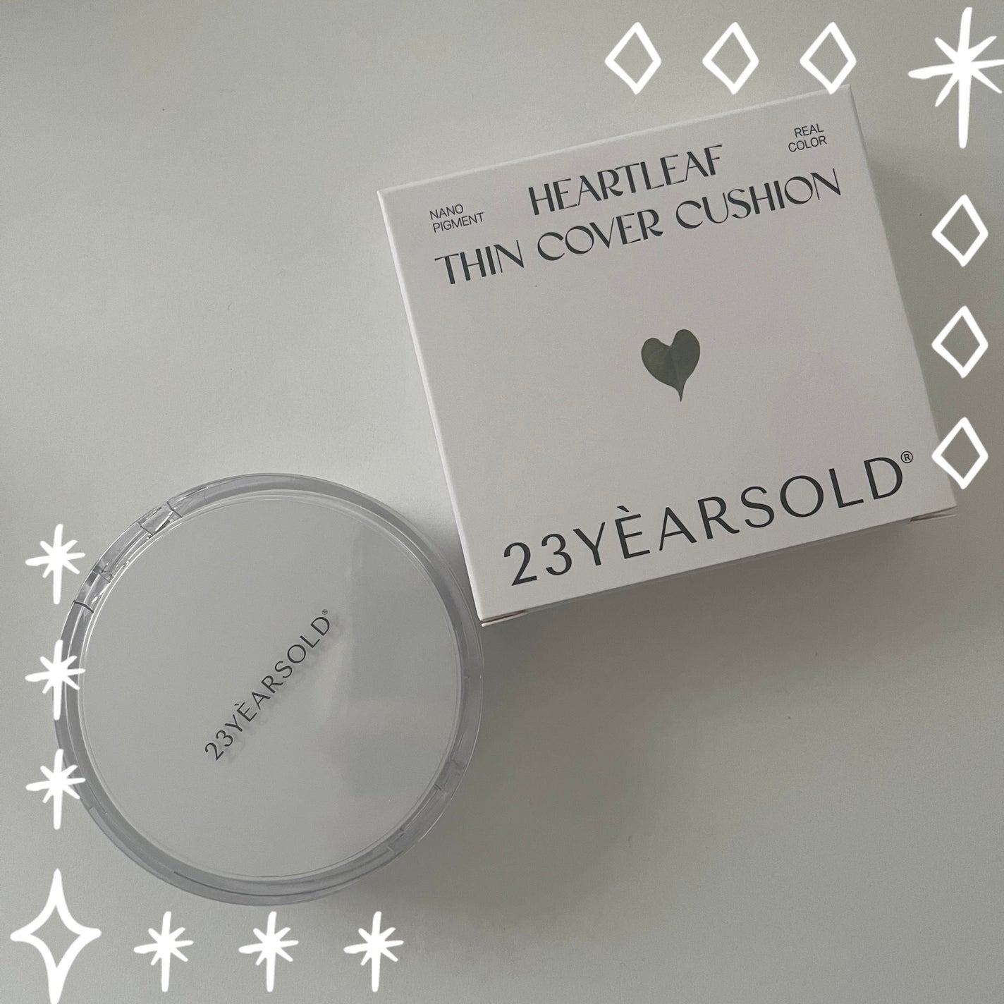 ハートリーフシーンカバークッション/23years old/クッションファンデーションを使ったクチコミ(1枚目)