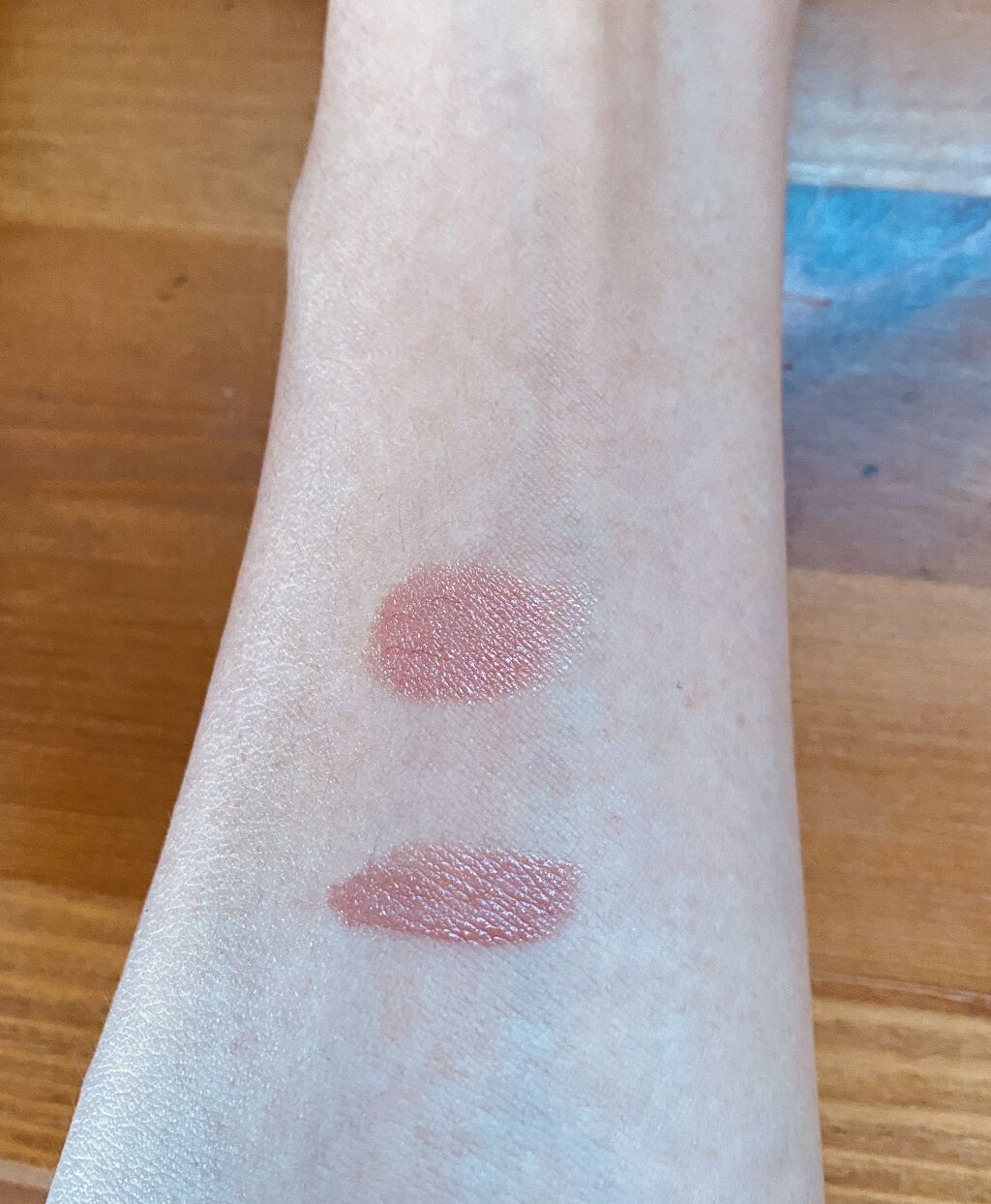 マットリップラッカー BE382/Visée/口紅を使ったクチコミ（2枚目）