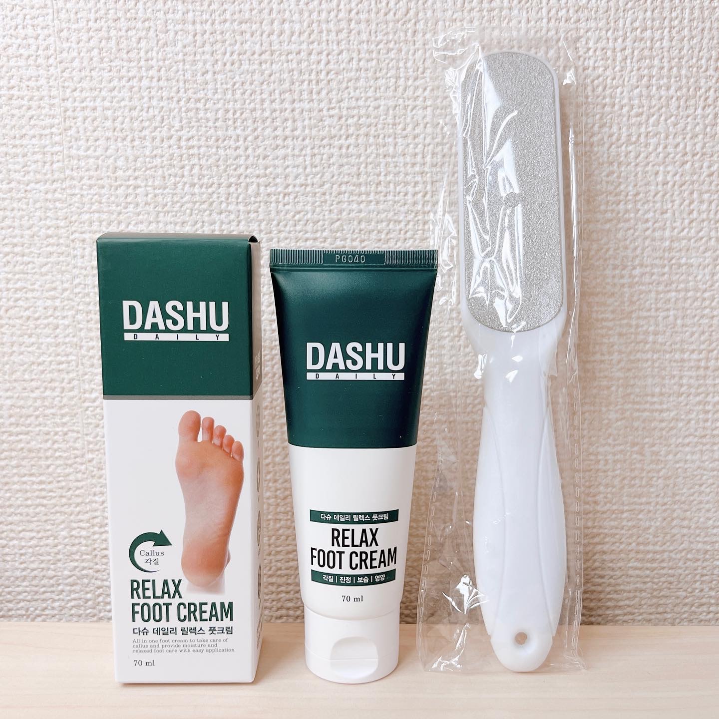 リラックス 角質除去 高保湿ケア フットクリーム/DASHU/レッグ・フットケアを使ったクチコミ（1枚目）