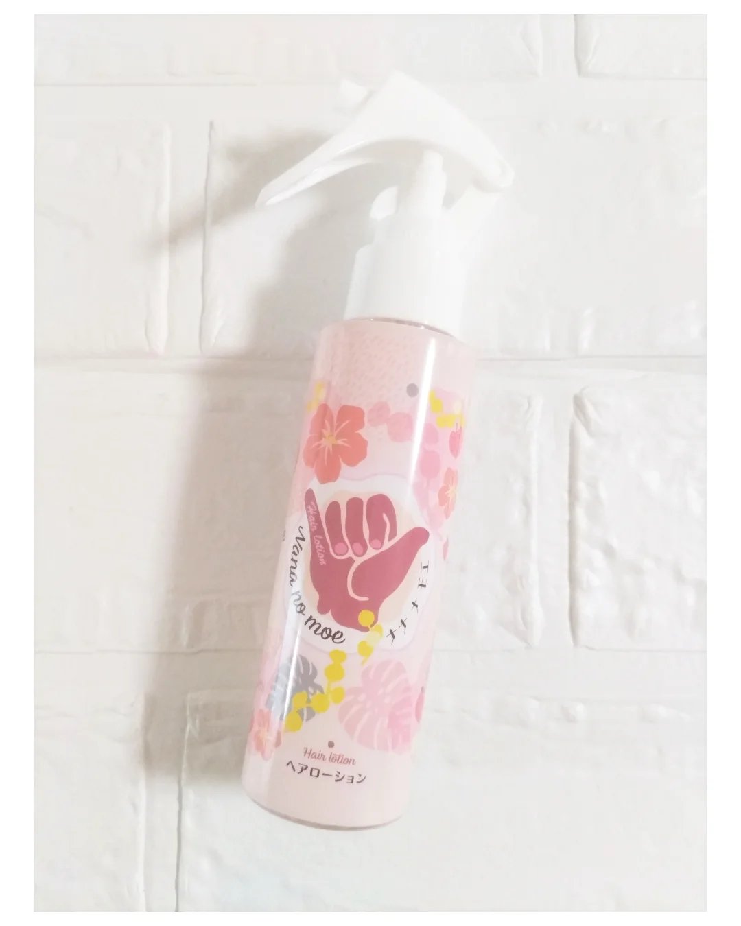 ナナナモエ　ヘアローション ジンジャーアップル/nananamoe/アウトバストリートメントを使ったクチコミ（2枚目）