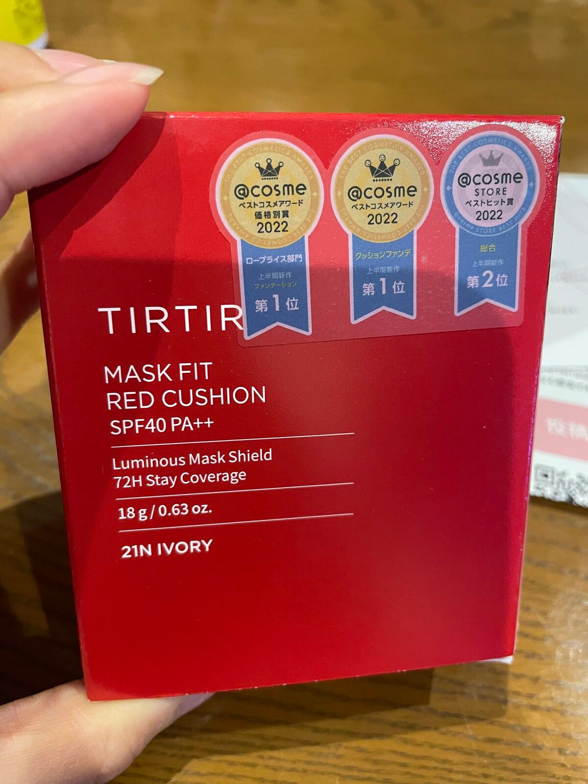 マスク フィット レッド クッション/TIRTIR(ティルティル)/クッションファンデーションを使ったクチコミ(6枚目)