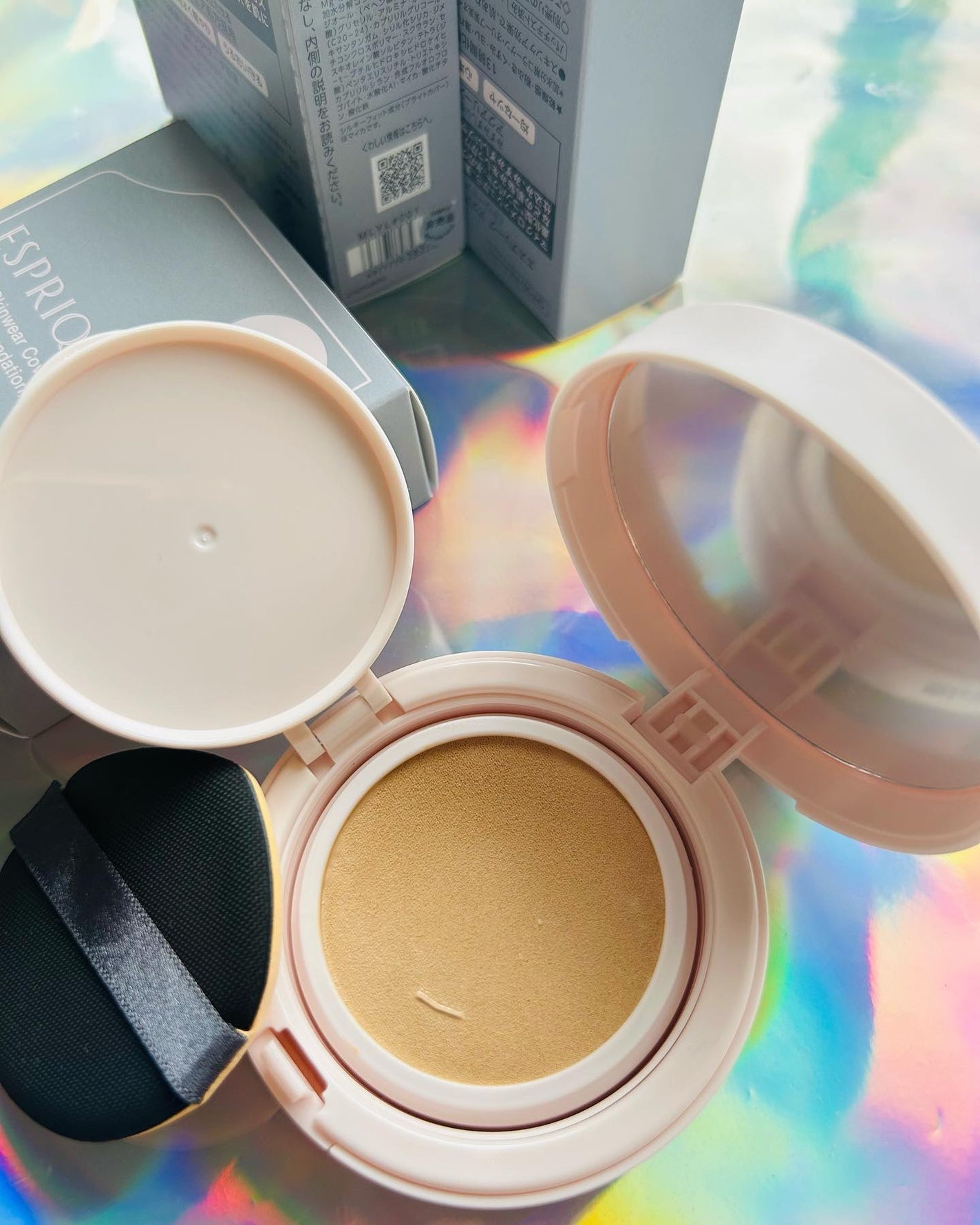 アクアリースキンウェア/ESPRIQUE/クッションファンデーションを使ったクチコミ(5枚目)