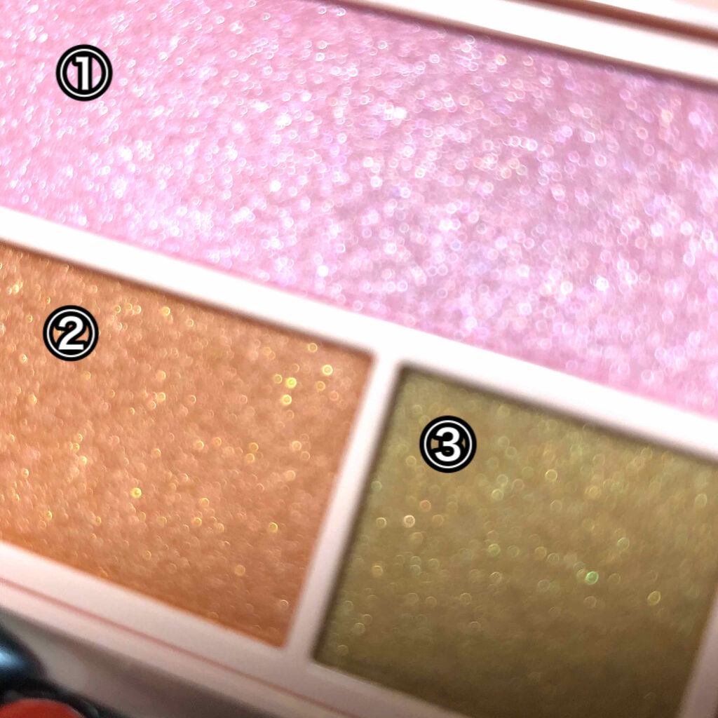 フーミー アイシャドウパレット/WHOMEE/アイシャドウパレットを使ったクチコミ（3枚目）