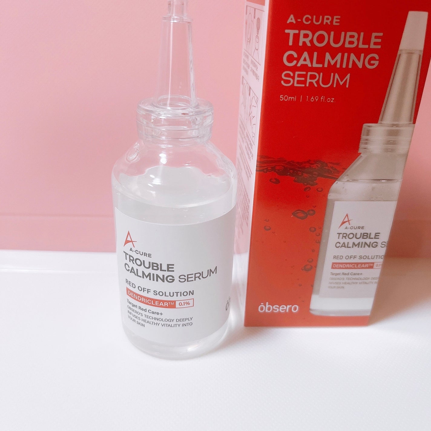 エーキュアトラブルカーミングセラム/obsero/美容液を使ったクチコミ(3枚目)