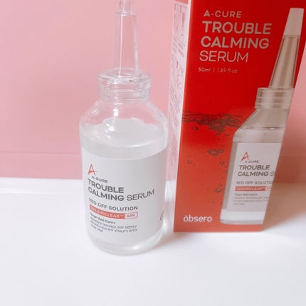 エーキュアトラブルカーミングセラム/obsero/美容液を使ったクチコミ(3枚目)