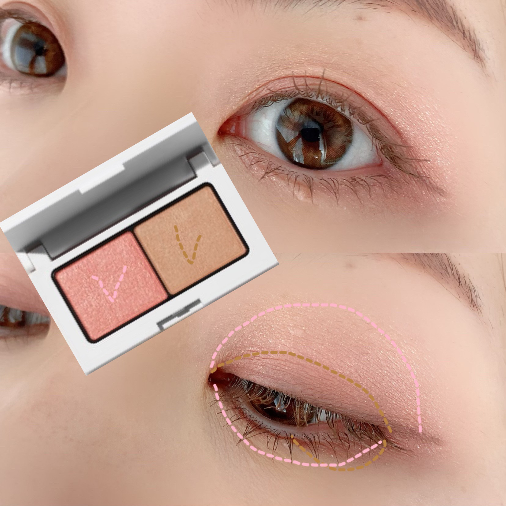 エテュセ アイエディション(カラーパレット) R728 絶対的ピンクベージュ（数量限定）/ettusais/アイシャドウパレットを使ったクチコミ（3枚目）