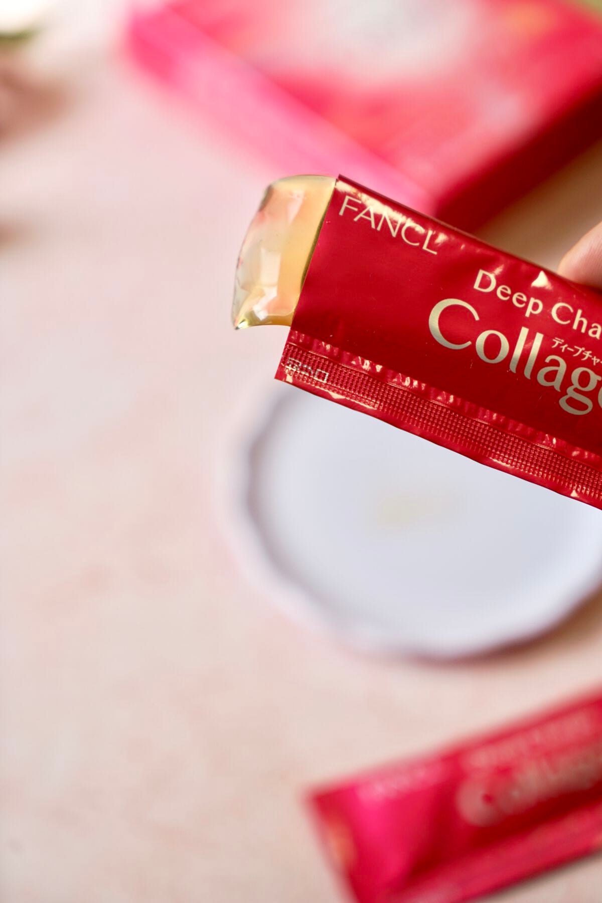 ディープチャージ コラーゲン スティックゼリー/ファンケル/美容サプリメントを使ったクチコミ(5枚目)