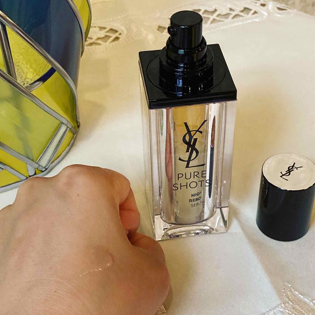 ピュアショット ナイト リチャージセラム/YVES SAINT LAURENT BEAUTE/美容液を使ったクチコミ（3枚目）