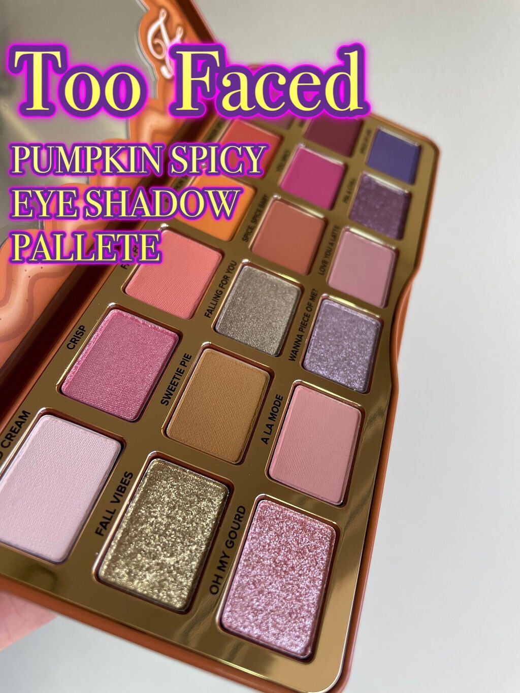 パンプキン スパイス アイシャドウ パレット(旧)/Too Faced/アイシャドウパレットを使ったクチコミ(3枚目)