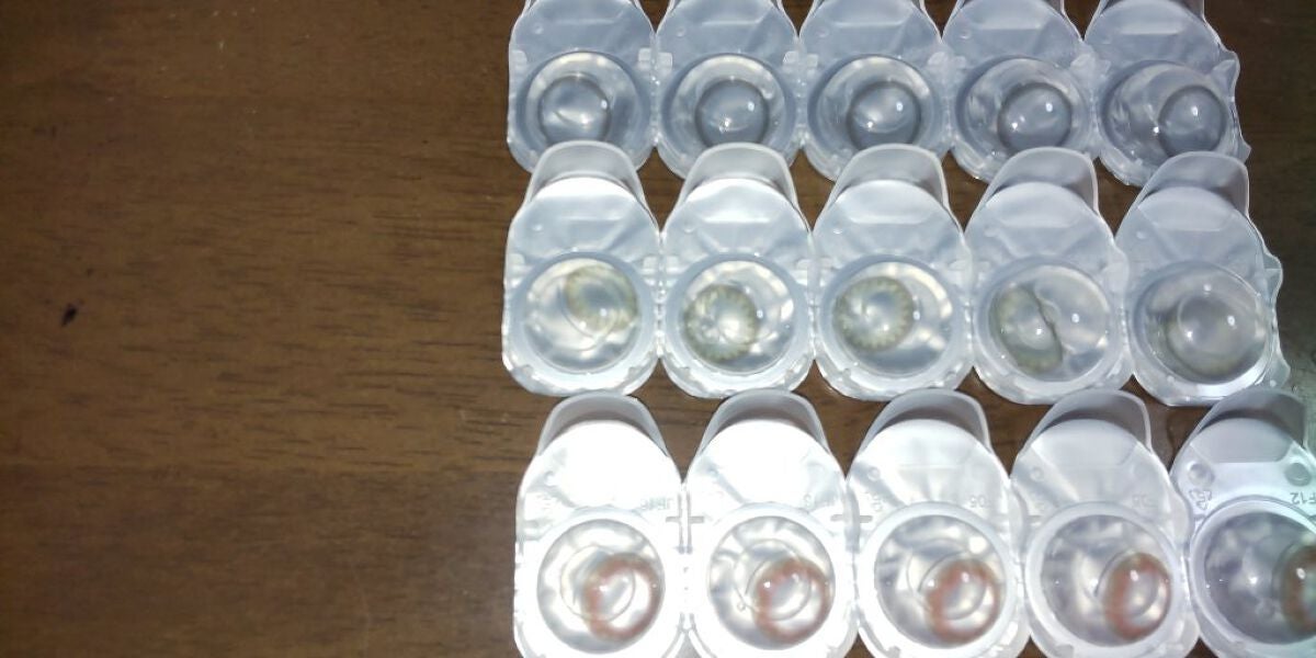 ジルスチュアート 1day UV/シード/ワンデー(1DAY)カラコンを使ったクチコミ(2枚目)