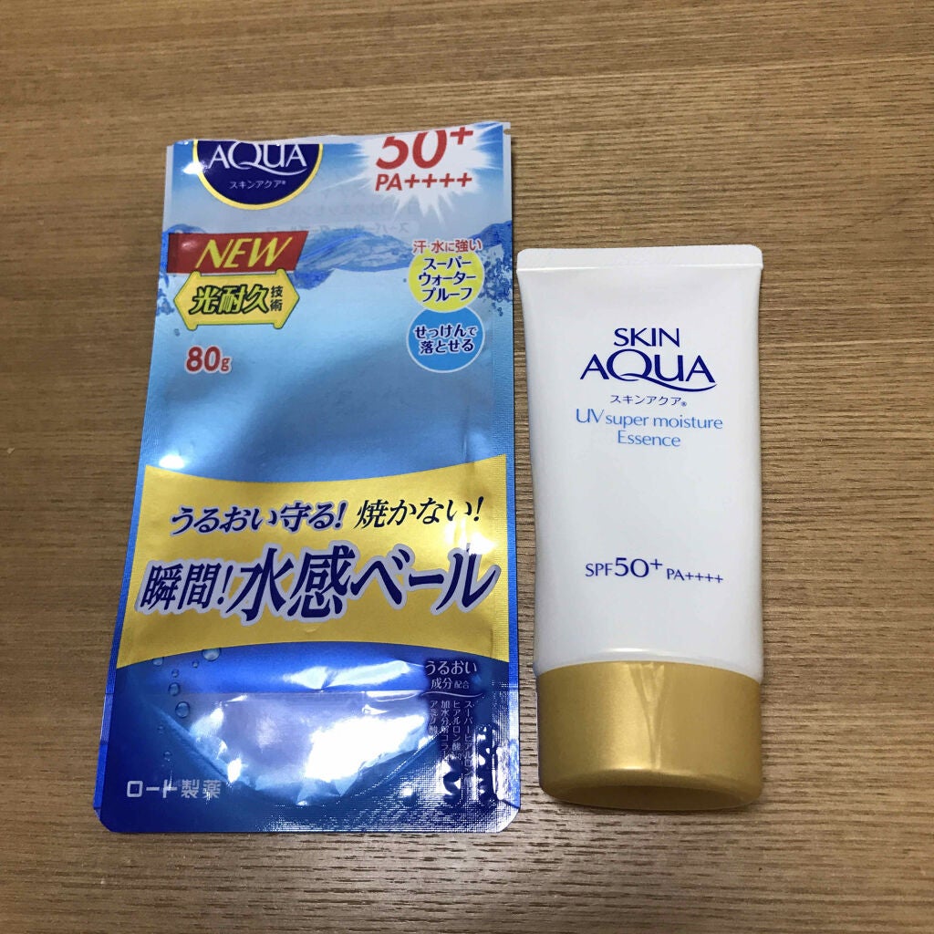 スーパーモイスチャーエッセンス/スキンアクア/日焼け止め・UVケアを使ったクチコミ(1枚目)
