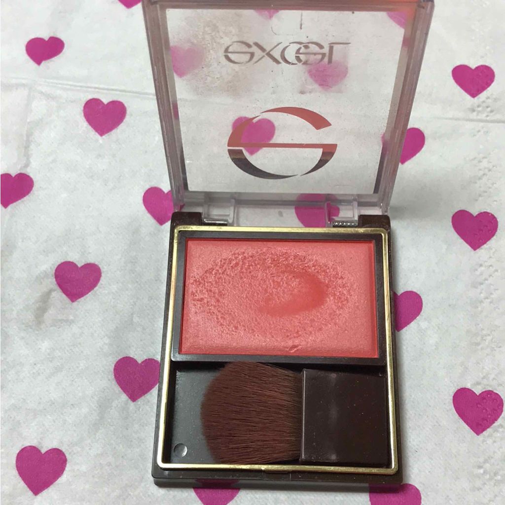 スキニーリッチチーク/excel/パウダーチークを使ったクチコミ（2枚目）