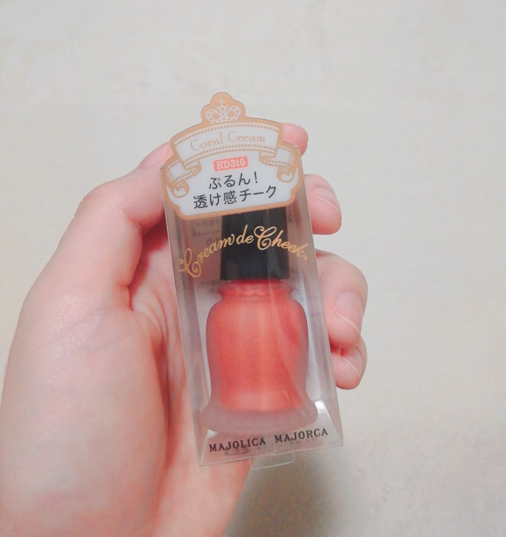 クリーム・デ・チーク/MAJOLICA MAJORCA/ジェル・クリームチークを使ったクチコミ(1枚目)