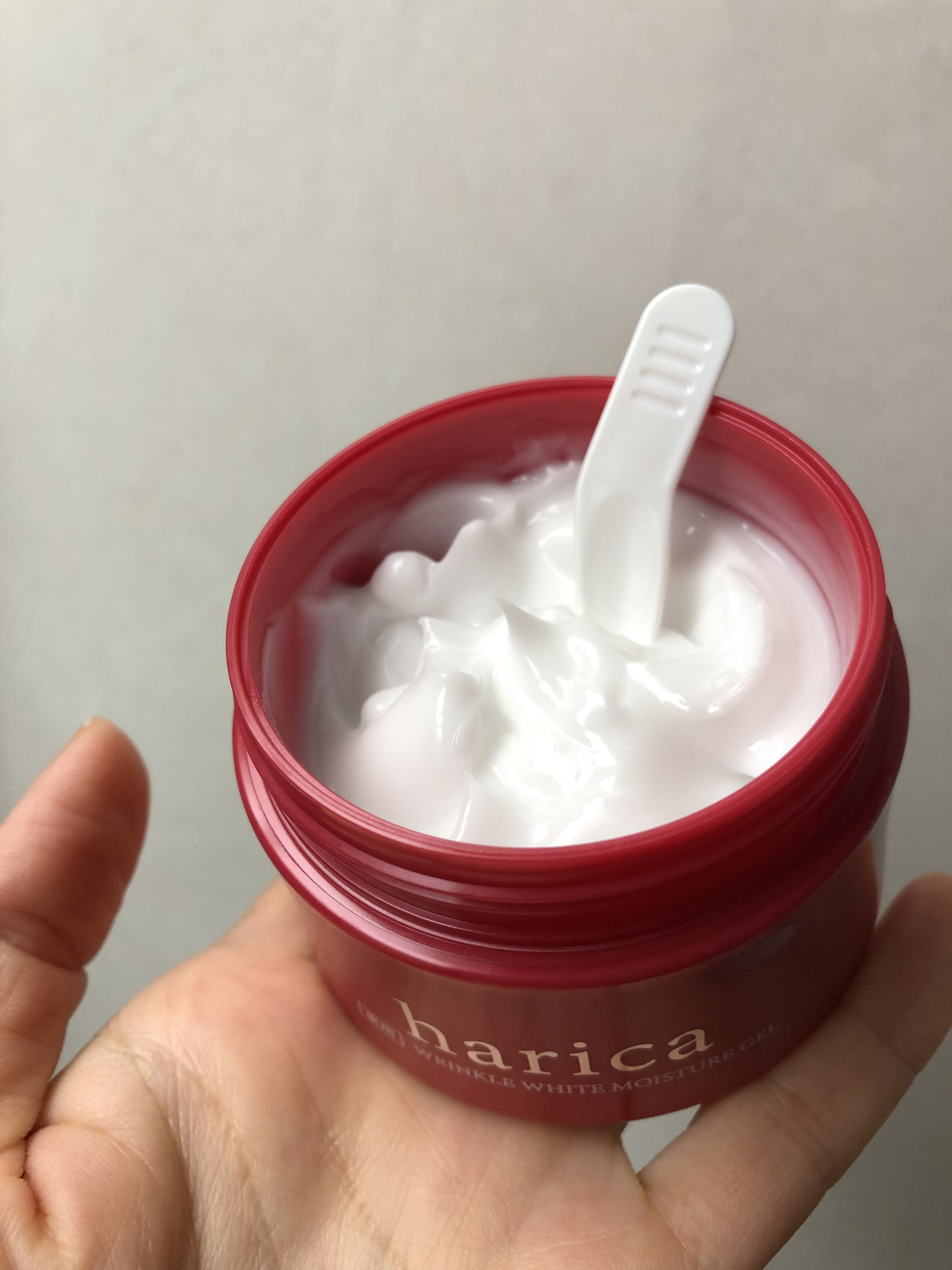 薬用リンクルホワイトモイスチャージェル/harica/オールインワン化粧品を使ったクチコミ（2枚目）