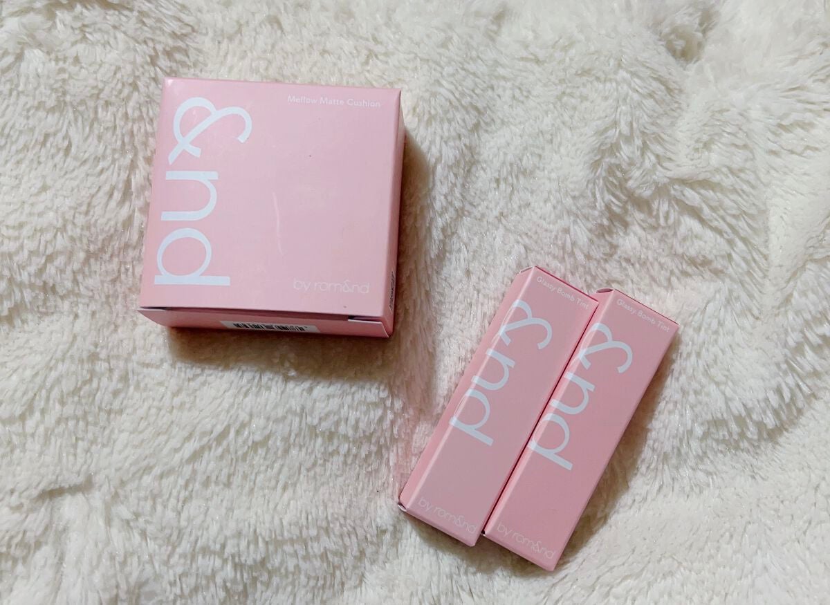 アンドバイロムアンド グラッシーボムティント/&nd by rom&nd/リップティントを使ったクチコミ(1枚目)