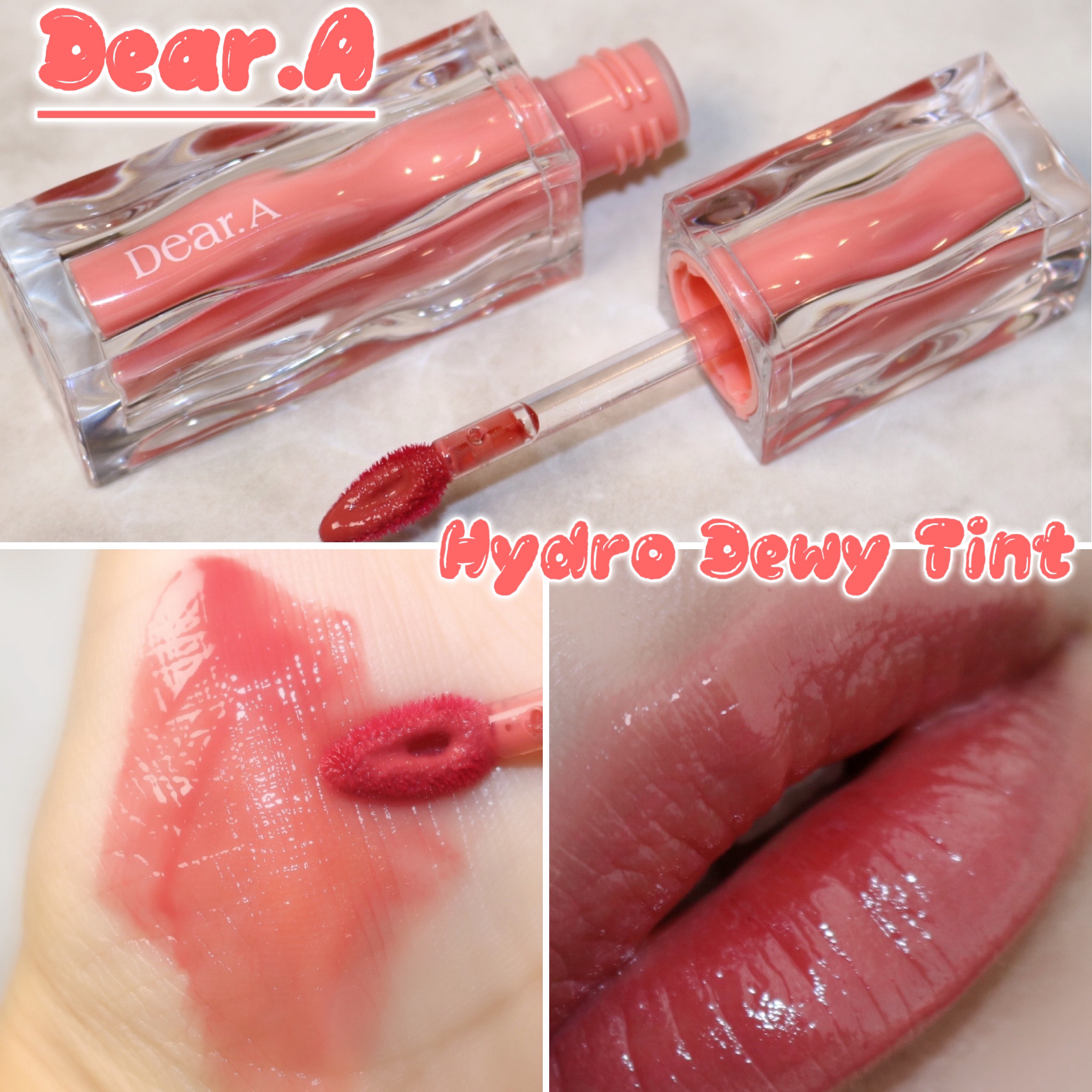 ハイドロデュイティント/Dear.A/リップティントを使ったクチコミ（1枚目）