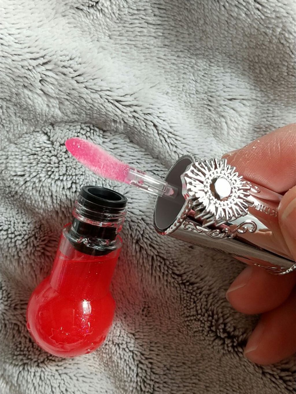 ステラーチャーム リップオイル/JILL STUART/口紅を使ったクチコミ(5枚目)