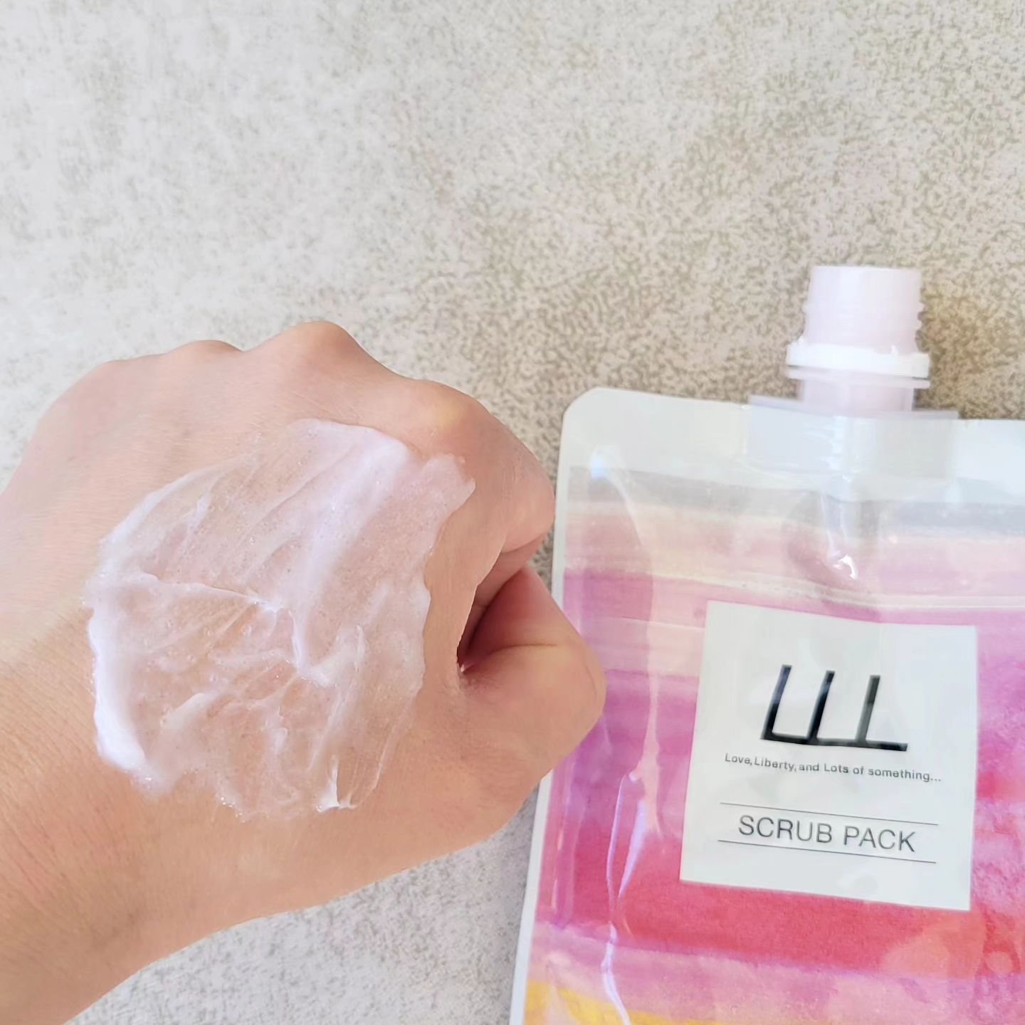 3Way毛穴マイルドスクラブ/LLL/スクラブ・ゴマージュを使ったクチコミ（3枚目）