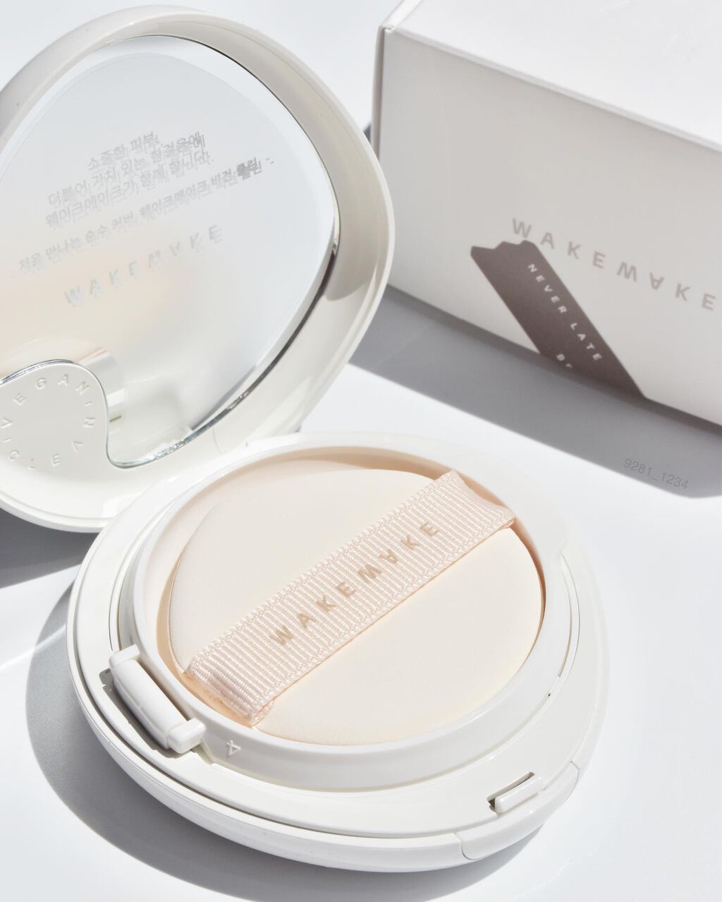 ビーガンクリーンピュアカバークッション/wakemake/クッションファンデーションを使ったクチコミ（2枚目）