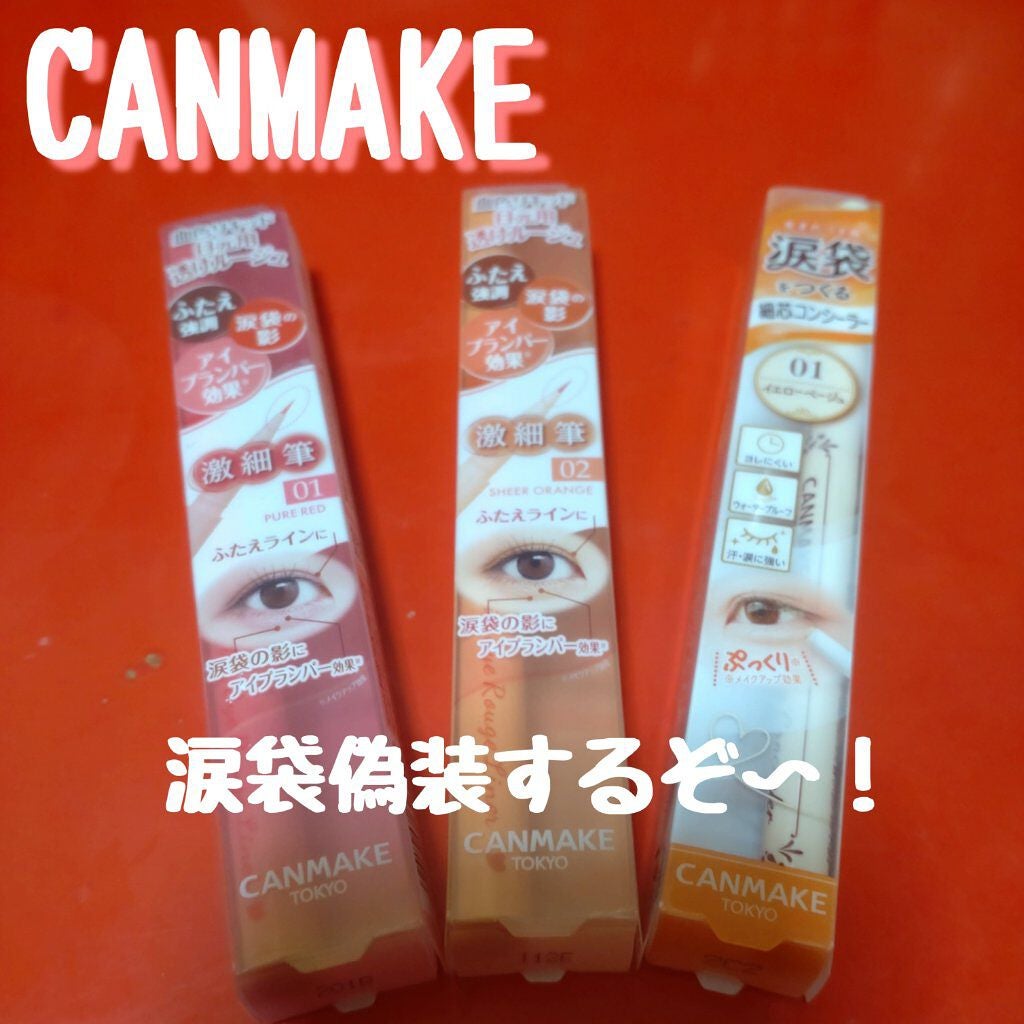 3wayスリムアイルージュライナー/キャンメイク/リキッドアイライナーを使ったクチコミ(1枚目)