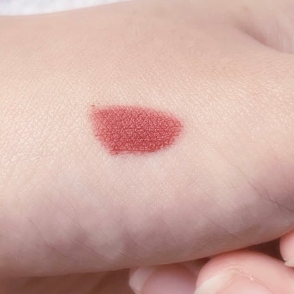 琥珀セミマットリップ/Joocyee/口紅を使ったクチコミ(2枚目)