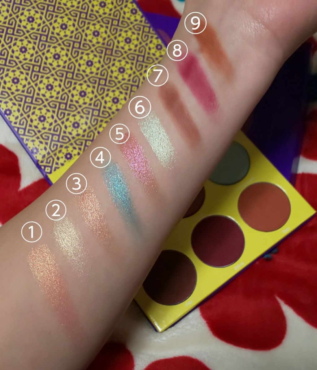 The Nubian2 by Juvia's/Juvia's Place/アイシャドウパレットを使ったクチコミ（3枚目）