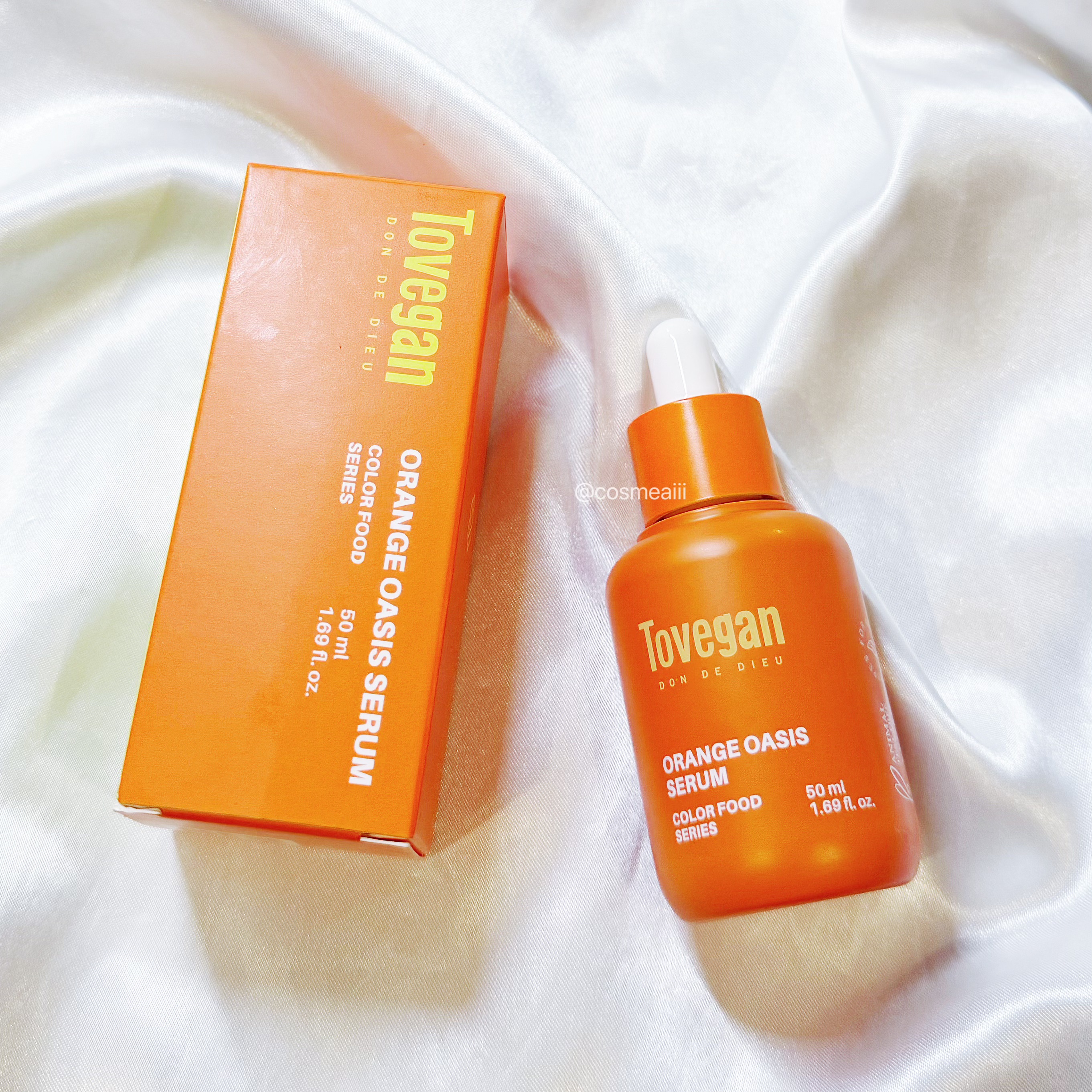 カラーフードシリーズオレンジオアシスセラム/Tovegan/美容液を使ったクチコミ（2枚目）