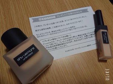 shu uemura アンリミテッドコンシーラーのクチコミ「こんばんは、デデクラです🐭💕

お盆ですね～🤢
昨日おとといと連続で仕事終わりにお互いの実家に.....」（1枚目）