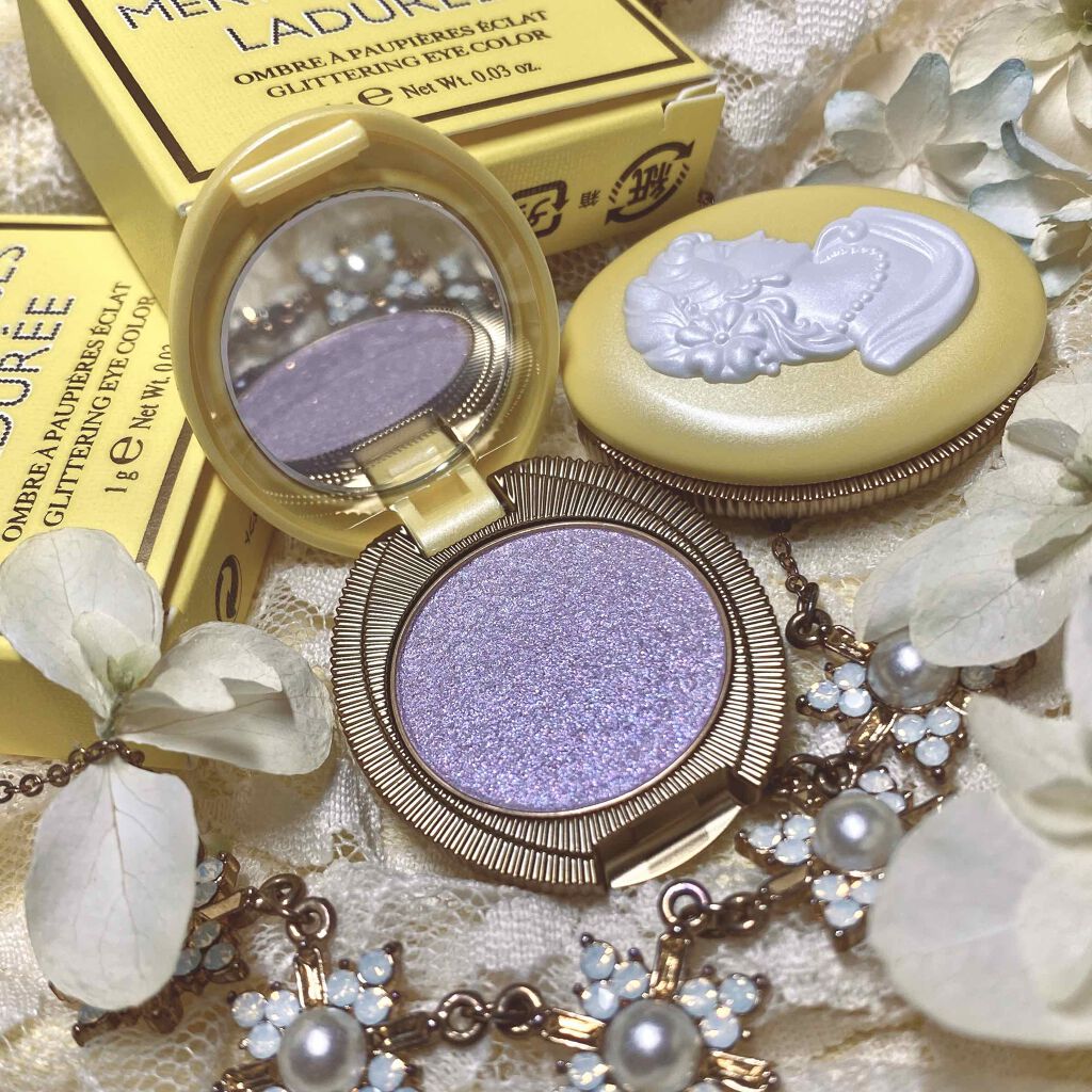 グリタリング アイカラー/レ・メルヴェイユーズ ラデュレ/単色アイシャドウを使ったクチコミ（1枚目）