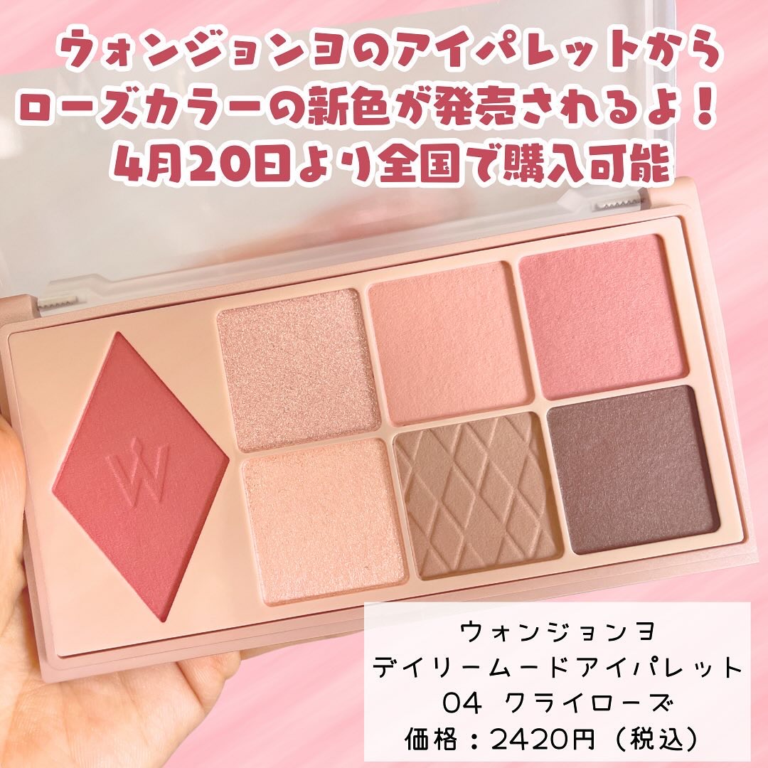 ウォンジョンヨ Ｗ デイリームードアップパレット /Wonjungyo/アイシャドウパレットを使ったクチコミ（2枚目）