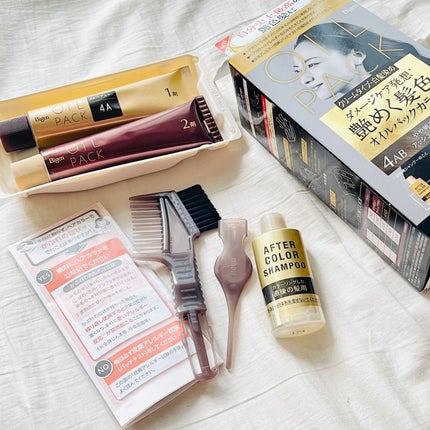 オイルパックカラー 4AB/ビゲン/ヘアカラーの画像