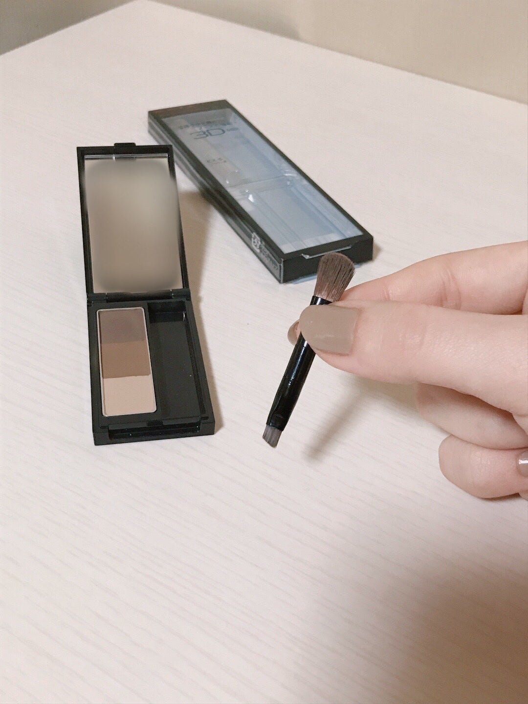 ケイト デザイニングアイブロウ3D/KATE/パウダーアイブロウを使ったクチコミ(6枚目)