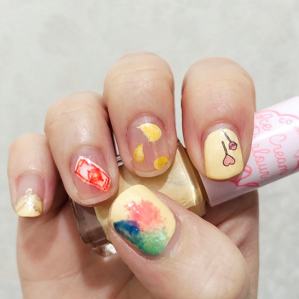 ピールオフマニキュア/キャンドゥ/マニキュアを使ったクチコミ(1枚目)