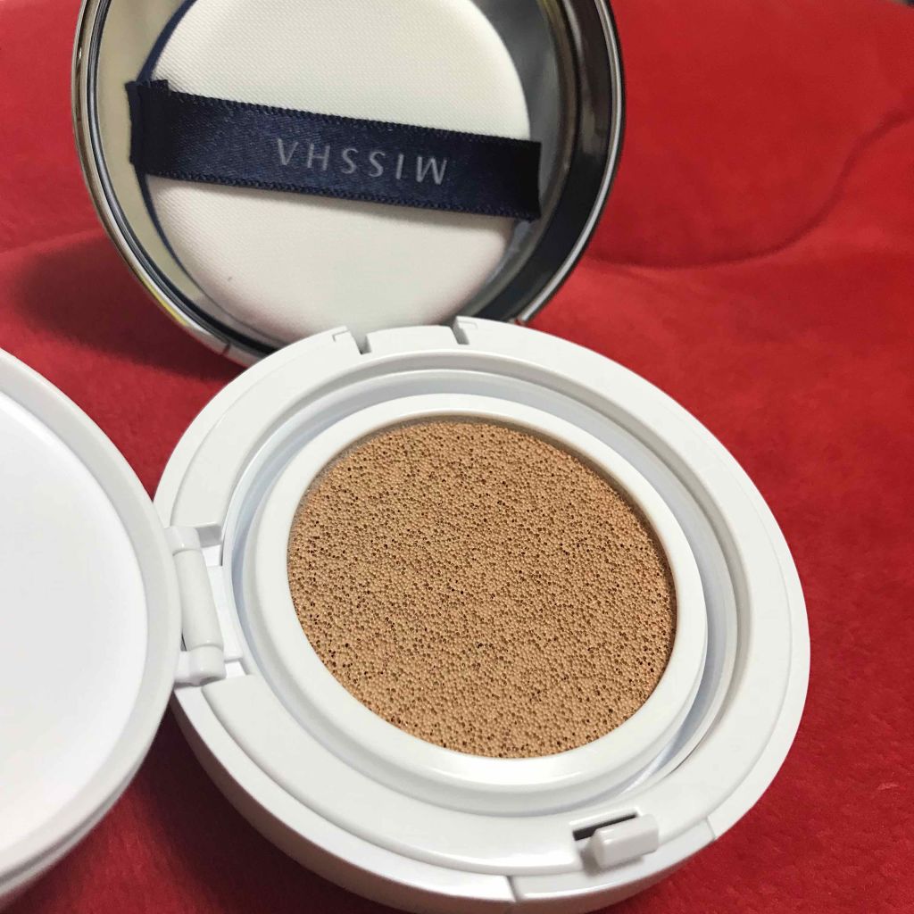 M クッションファンデーション(マット)/MISSHA/クッションファンデーションを使ったクチコミ(2枚目)